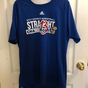 KU Men's Basketball Big 12 Champions Tee📝